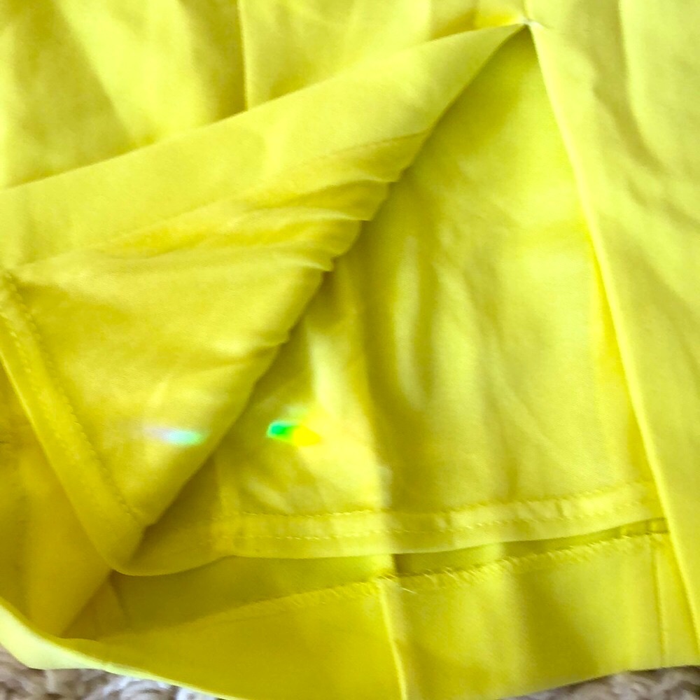 Gorgeous lemon Yellow midi dress size 2 - Picture 6 of 7